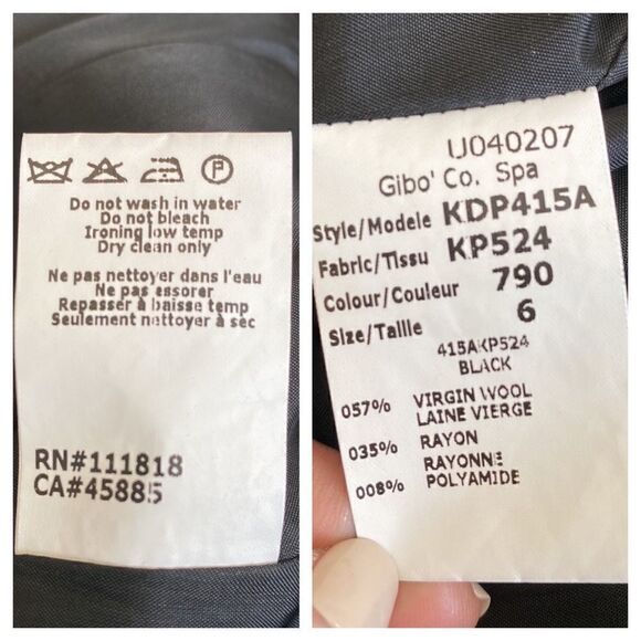 Michael Kors 1950’s Retro Style Wool Crepe Dress Made in Italy - Picture 11 of 16